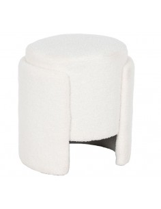Пуф FOREST TEDDY Ø40x43h белый