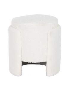 Пуф FOREST TEDDY Ø40x43h белый 2