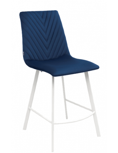 Полубарный стул CUSTO темно-синий