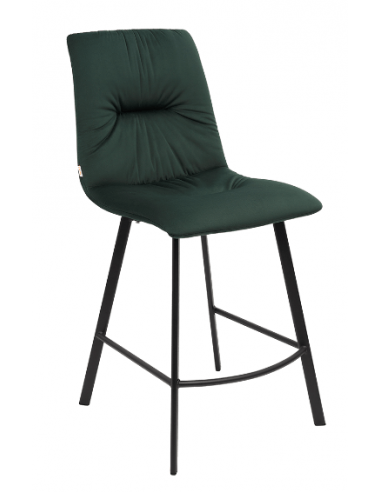 Полубарный стул CUSTO темно-зеленый