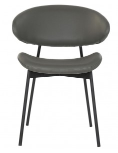 Стул PU METAL темно-серый 2