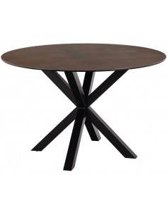 Galds HEAVEN Ø119x75h tumši...