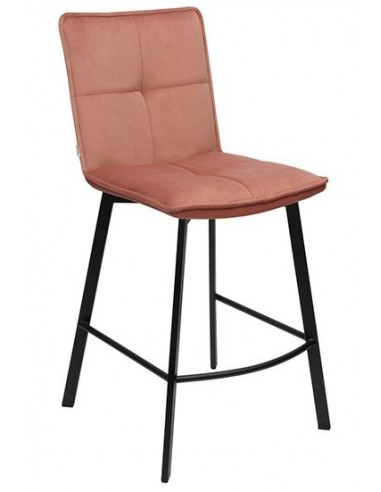 Полубарный стул LARS розовый