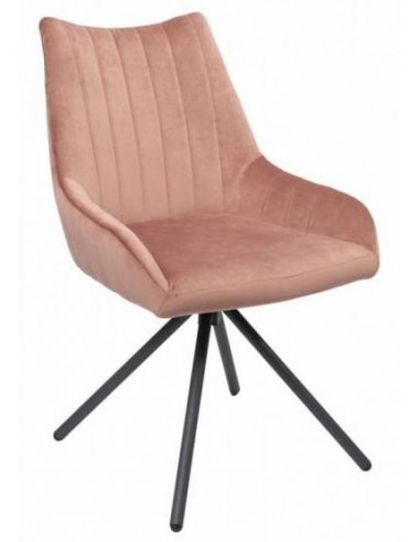 Krēsls DENIS rozā / grozāms