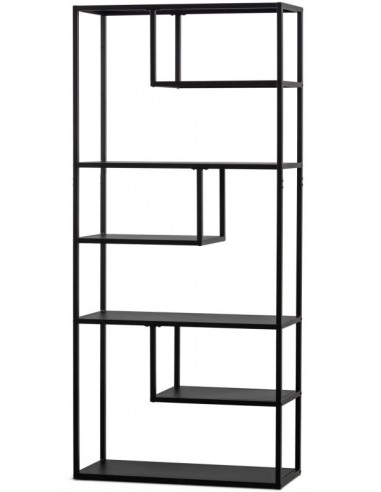 Полка TEUN 85x35x188h черный