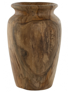 Ваза TEAK Ø25x40h коричневый 2