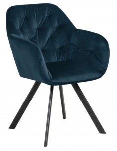 Krēsls LOLA VIC zils / grozāms