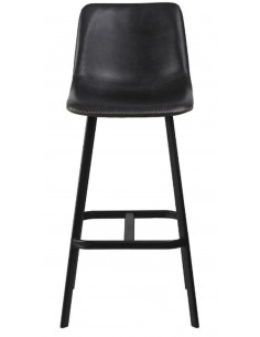 Bāra krēsls EGON PU melns 2