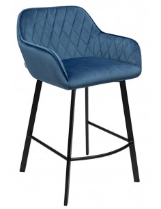 Полубарный стул TOMAS синий