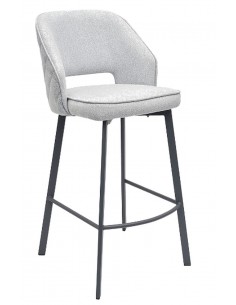 Bāra krēsls ANDRE gaiši pelēks