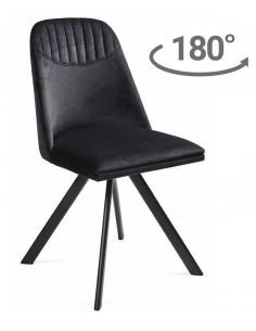 Стул ROUND VIC черный /...