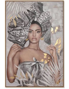 Glezna GREY WOMAN-B 120x80