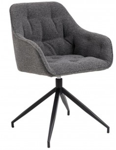 Krēsls BROOKE tumši pelēks...