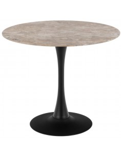 Apaļš galds MALTA Ø90 gaiši...