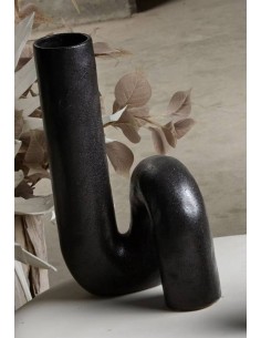Ваза CYLINDER H35 черный 2