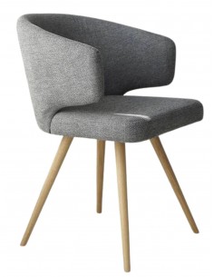 Krēsls IRIS tumši pelēks