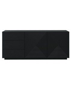 Kumode TASHA 167x43x71h melna 2