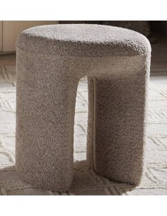 Pufs RIZO Ø44x47h taupe 2