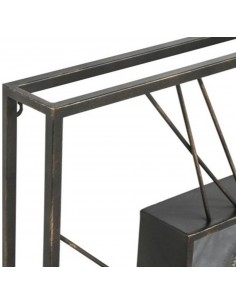 Часы METAL GLASS 80x80 черный 2