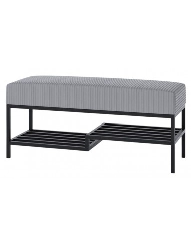 Soliņš FABIAN 100x35x45h gaiši pelēks