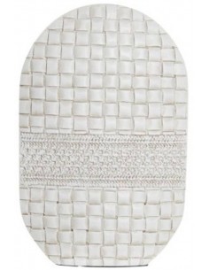 Vāze LONGA 18x6x28h balta