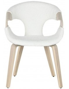 Krēsls SHELL balts 2