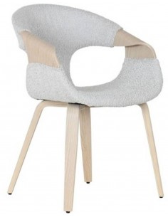 Стул  SHELL светло-серый