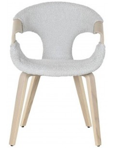 Стул  SHELL светло-серый 2