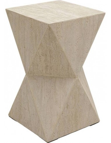 Sānu galdiņš LUXURY TRAVERTINO 32x32x54h