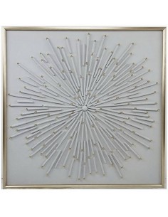 Glezna RAYOS 100x100 pelēka