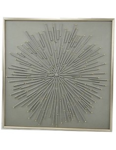 Kартина RAYOS 100x100 зеленый