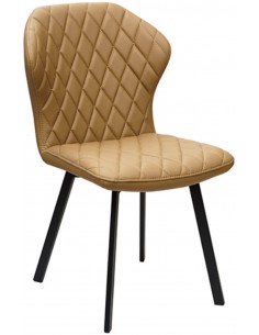 Стул RALF PU темно коричневый