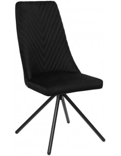 Стул ALEX черный / вращающийся
