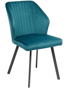 Стул NELS бирюзово синий