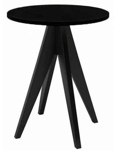 Galds SPOCK Ø75x75h melns