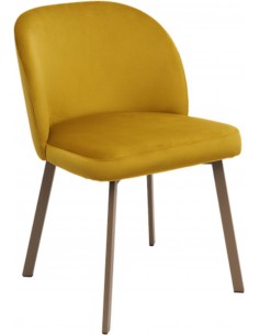 Стул RIO желтый / вращающийся