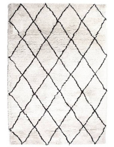 Paklājs ROX 160x230 balts ar melnu
