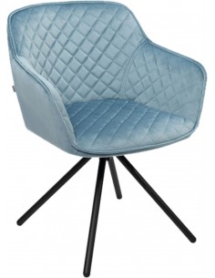 Стул LUCAS синий / вращающийся