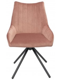 Krēsls DENIS rozā / grozāms 2