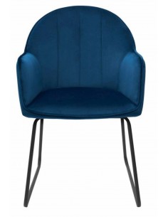 Стул LESTER темно-синий 2