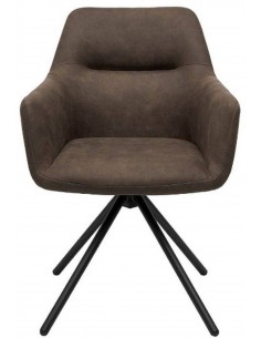 Стул OLIVER темно коричневый 2